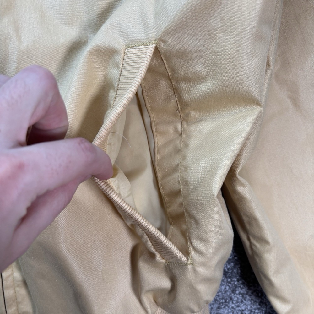 Vintage A&W Root Beer Employee Jacket Mens Large Beige Bomber Soda Fast Food - Picture 5 of 8